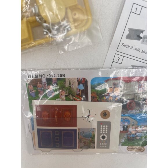 Anbeiya Family Miniature Dollhouse Furniture Set With Assembly & Stickers - Picture 5 of 16